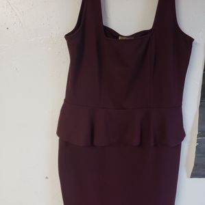 Peplum style Mini Dress